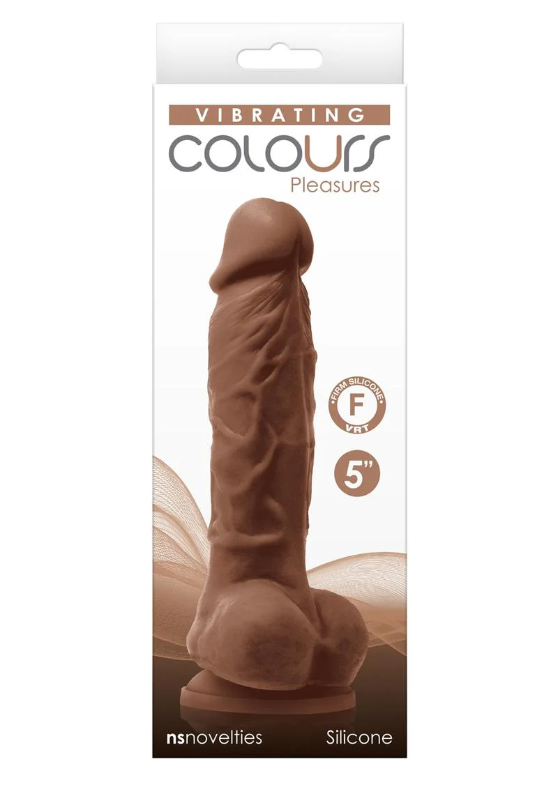 Colours Pleasures Vibrating Dildo with Balls - Image 25