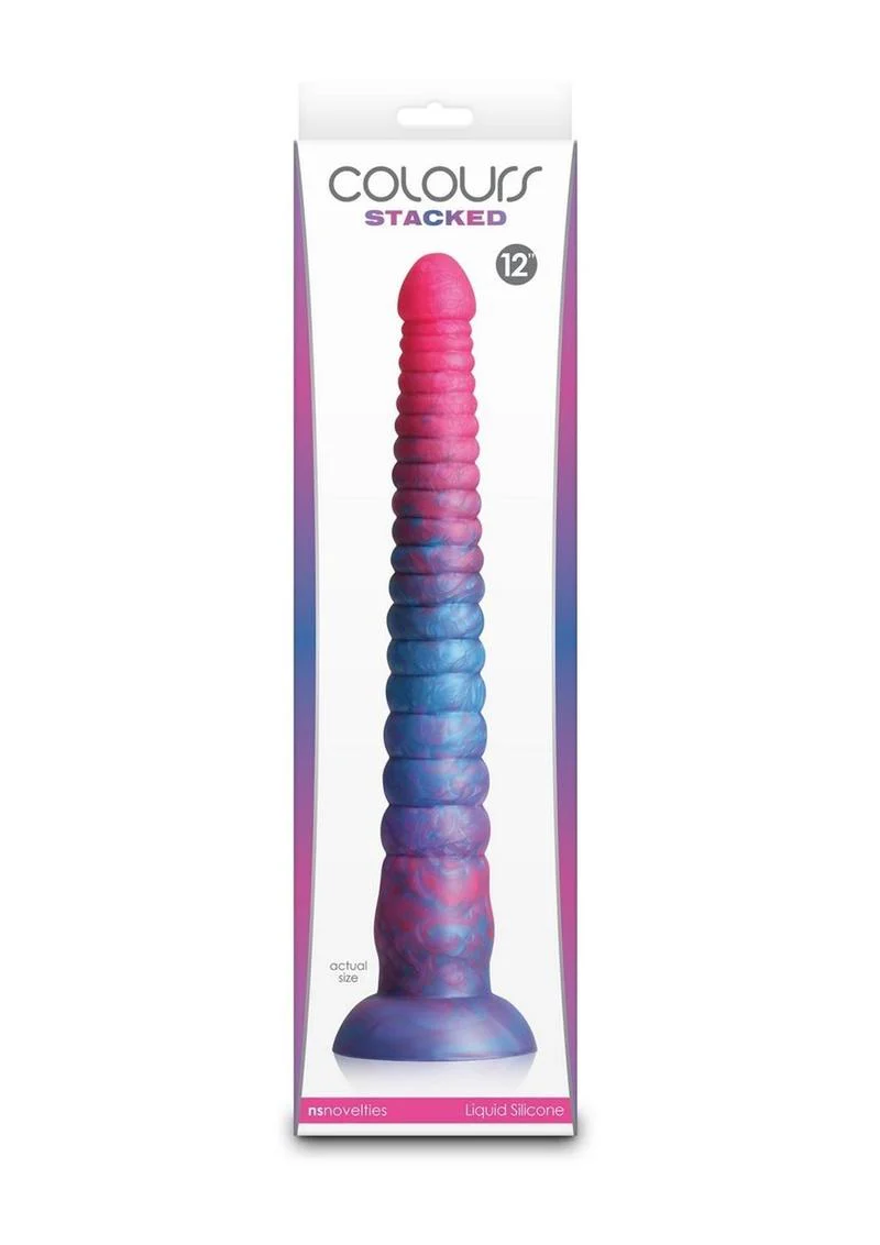 Colours Stacked Waterproof And Premium Silicone Dildo - Image 18