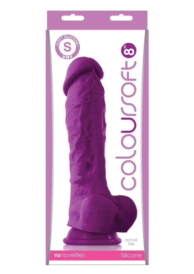 ColourSoft Silicone Dildo With Realistic And Harness Compatible - Image 7