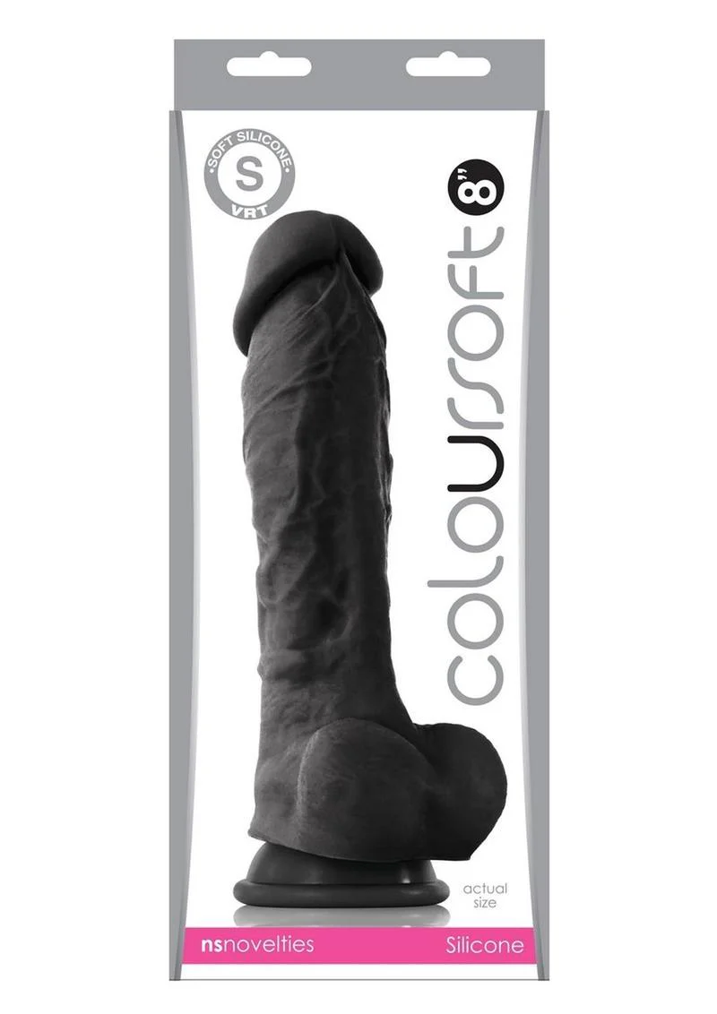 ColourSoft Silicone Dildo With Realistic And Harness Compatible - Image 8