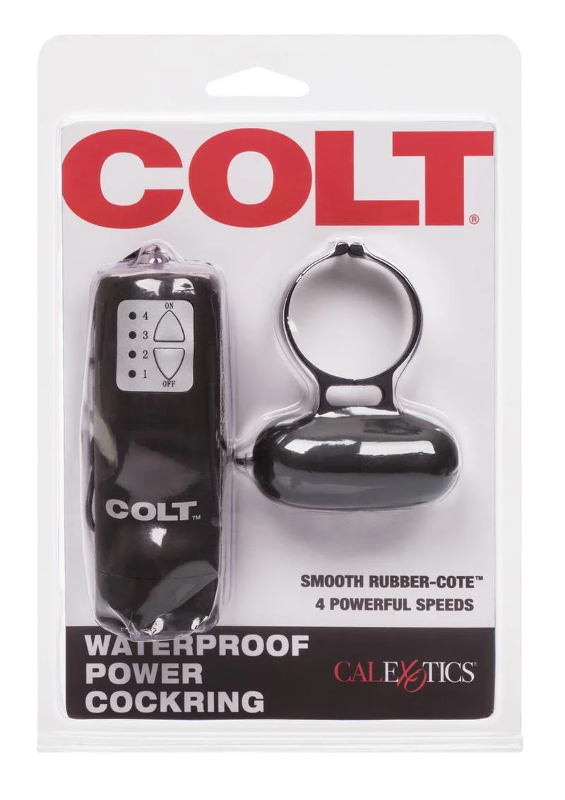 Colt Waterproof Power Vibrating Cock Ring with Wired Remote Control - Image 4