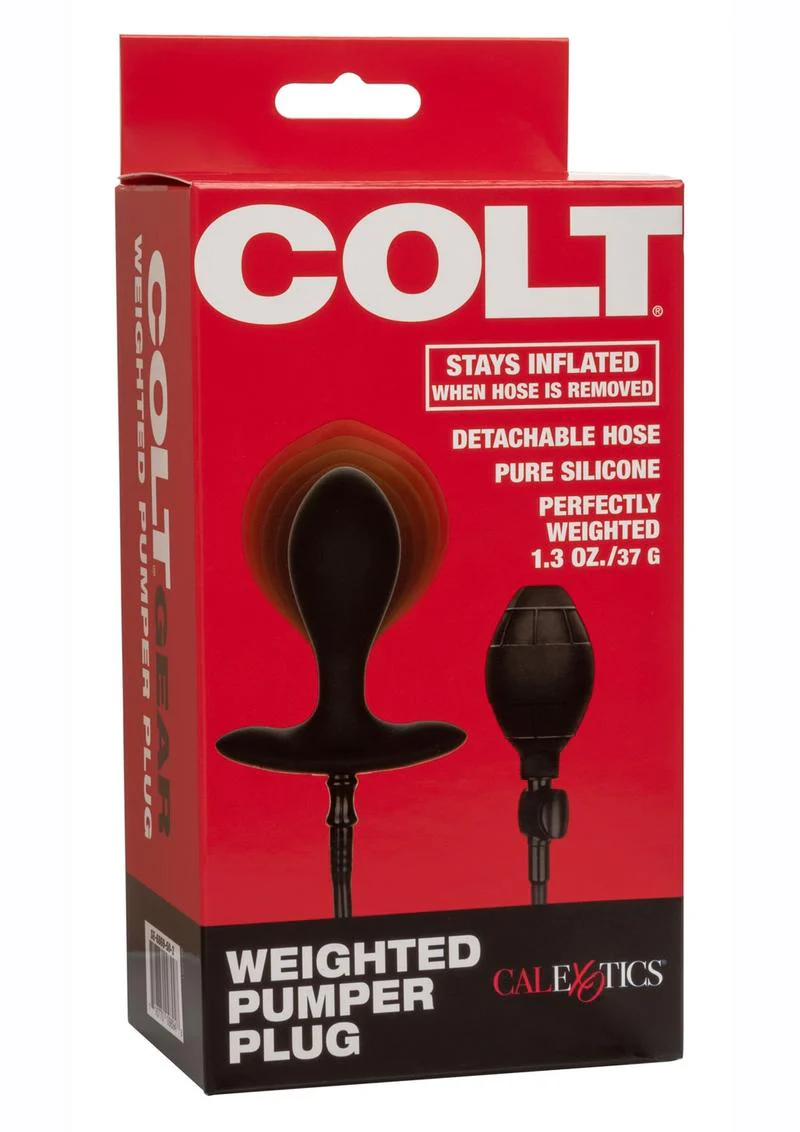 Colt Weighted Pumper Inflatable Silicone Anal Plug - Image 3