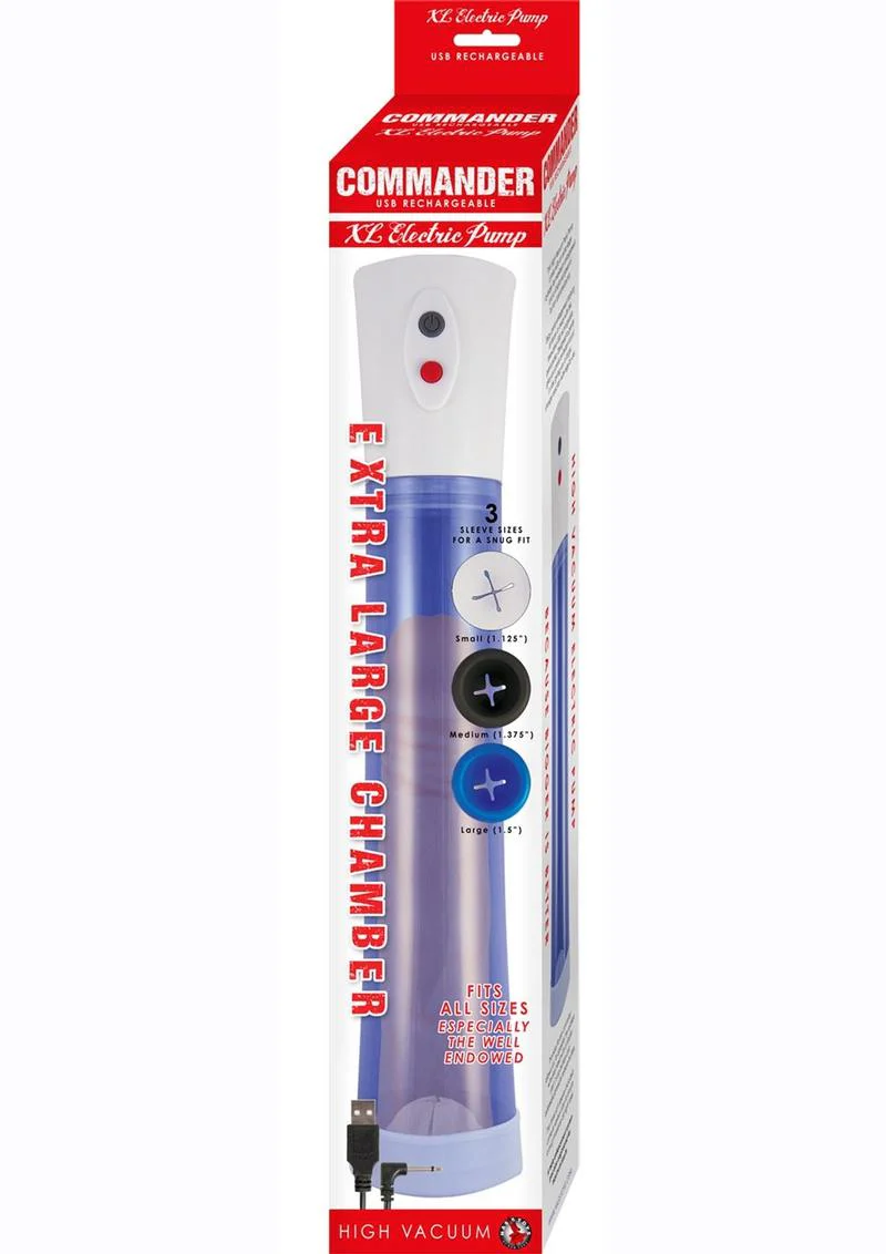 Commander Extra Large Electric And High Vacuum Rechargeable Pump - Image 5