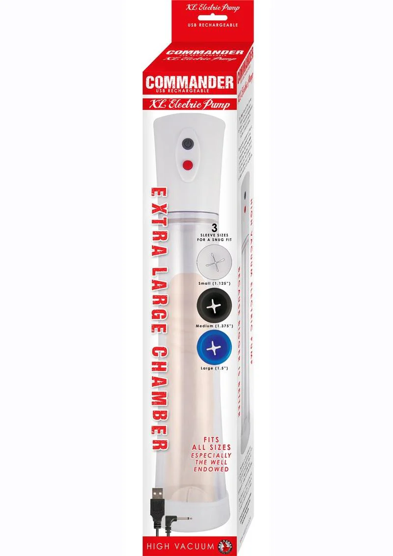Commander Extra Large Electric And High Vacuum Rechargeable Pump - Image 6