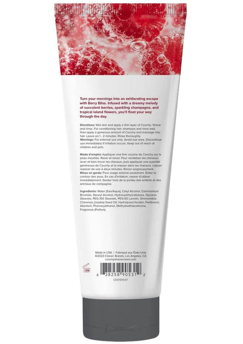 Coochy Berry Bliss Shave Cream Smooth And Moisturizing - Image 2