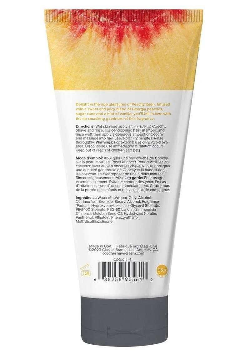 Coochy Oh So Smooth Shave Cream Peachy Keen - Image 2