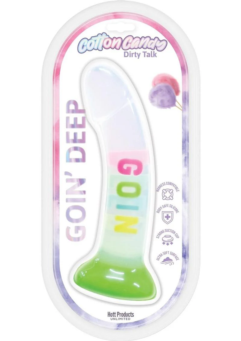 Cotton Candy Dirty Talk Goin' Deep Silicone Dildo - Image 2