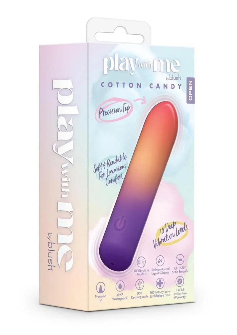 Cotton Candy Silicone Bullet Vibrator - Image 4