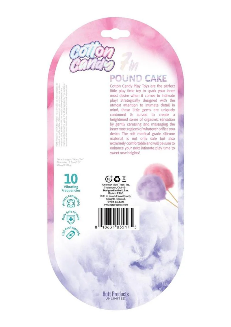 Cotton Candy Silicone Vibrator With Vibrating Frequencies - Image 2
