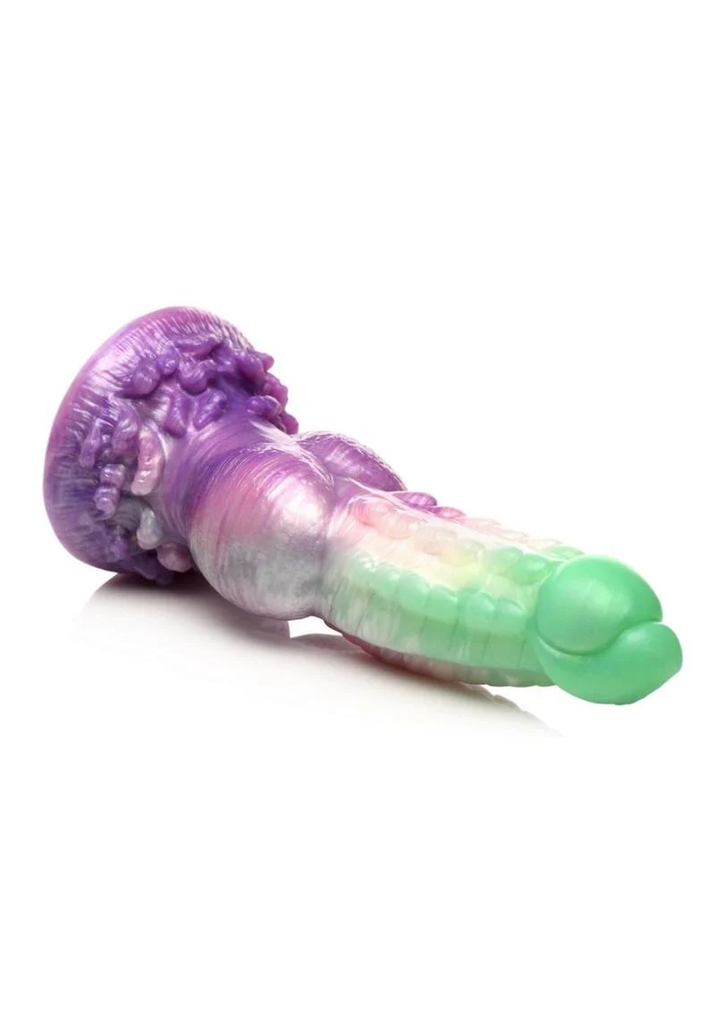 Creature Cocks Aqua Phoenix Silicone Dildo With Powerful Stimulation - Image 2