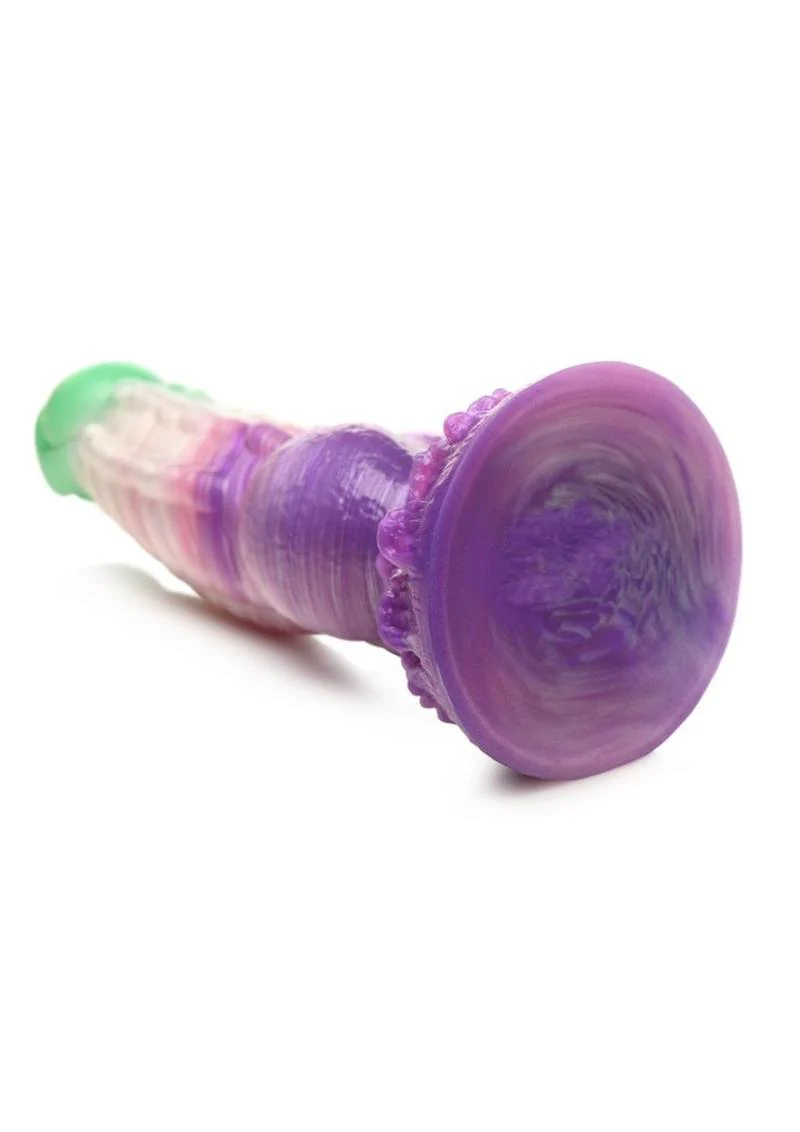 Creature Cocks Aqua Phoenix Silicone Dildo With Powerful Stimulation - Image 3