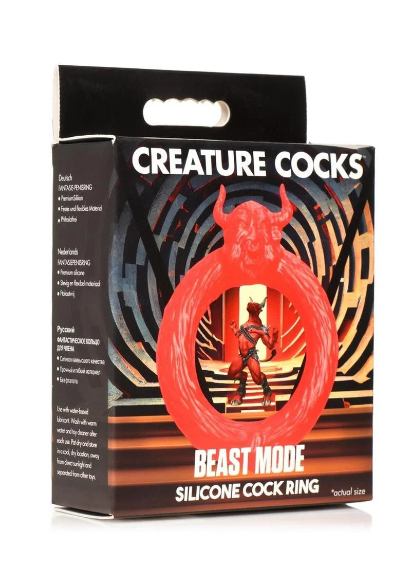 Creature Cocks Beast Mode Premium Silicone Cock Ring - Image 4
