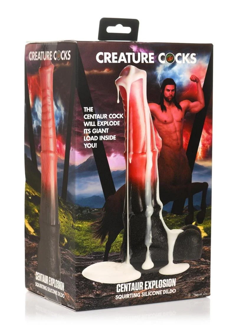 Creature Cocks Centaur Explosion Squirting Silicone Dildo - Image 4