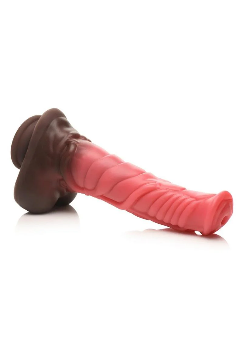 Creature Cocks Deluxe Centaur Thrusting and Vibrating Silicone Dildo - Image 2