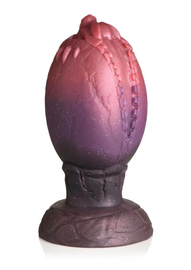Creature Cocks Dragon Hatch Silicone Egg Multicolor Large Size - Image 4