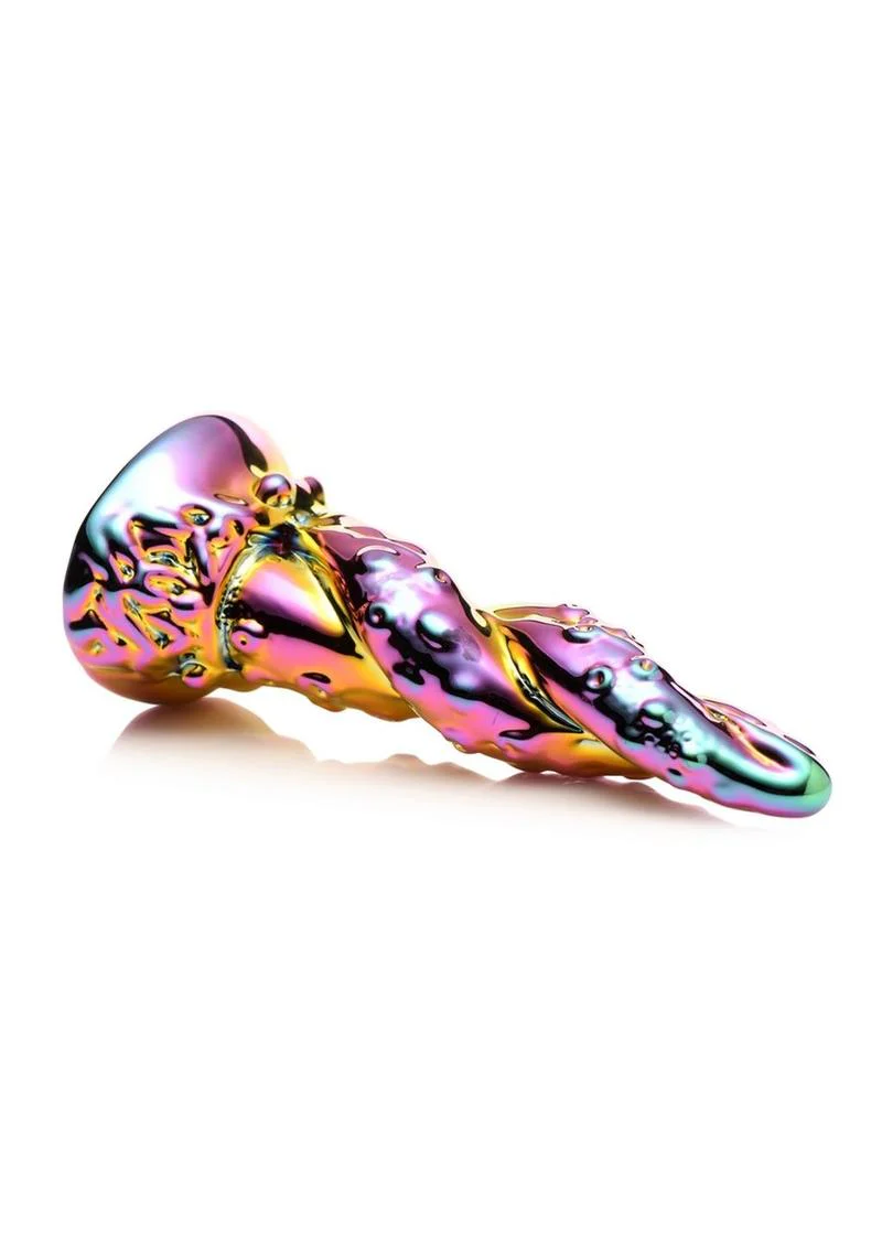 Creature Cocks Enchantress Rainbow Glass Dildo - Image 3