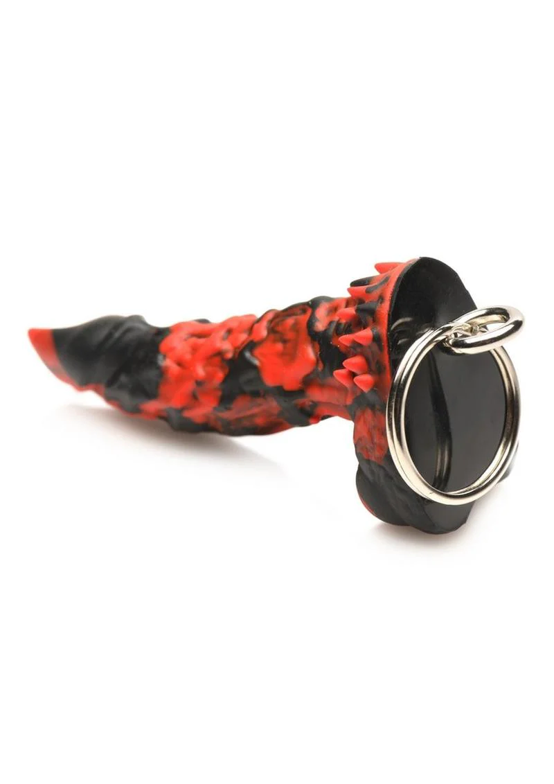 Creature Cocks Fire Demon Keychain With Durable Material - Image 2