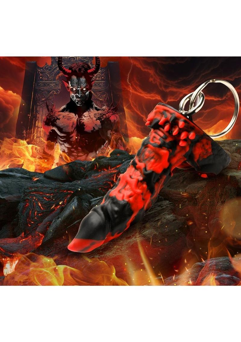 Creature Cocks Fire Demon Keychain With Durable Material - Image 3