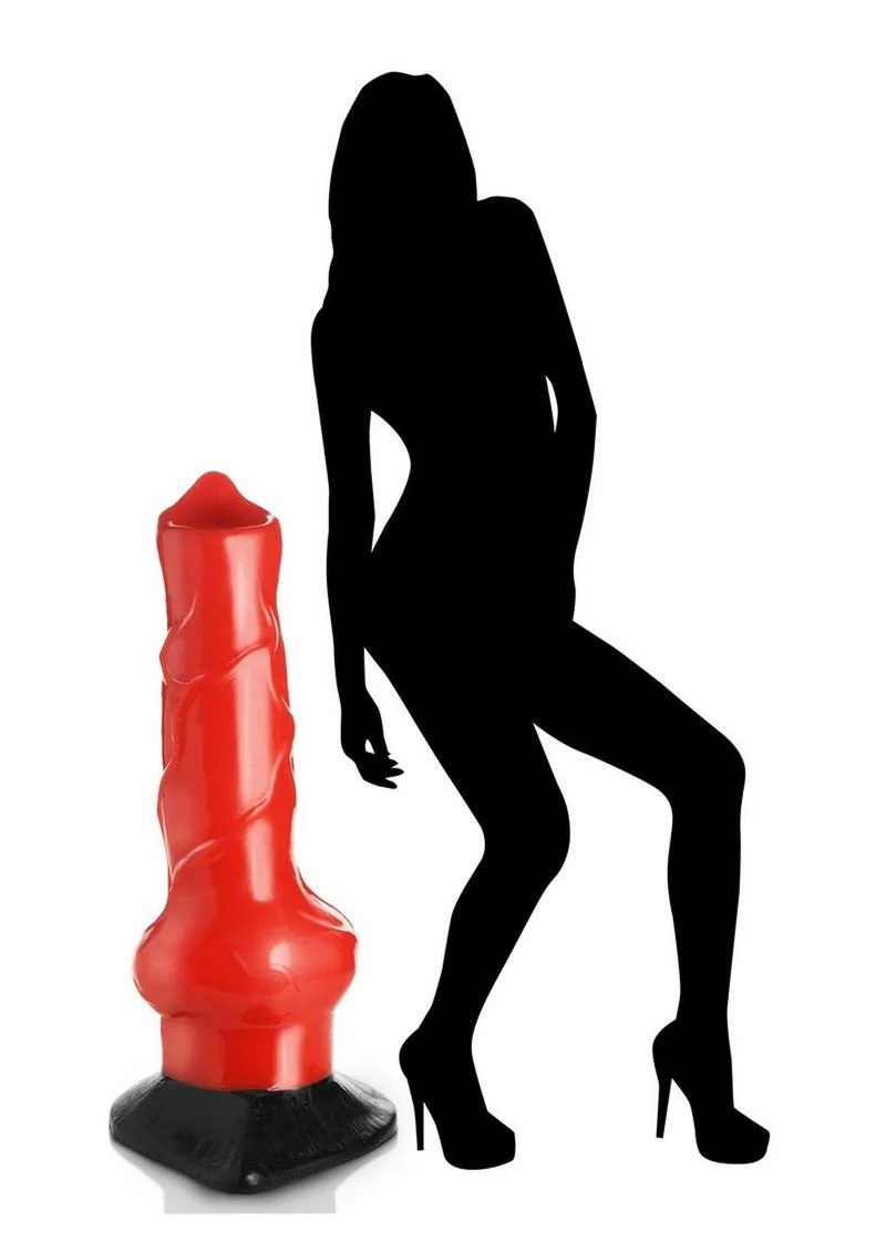 Creature Cocks Giant Hell Hound Canine Dildo With Strong Base - Image 4