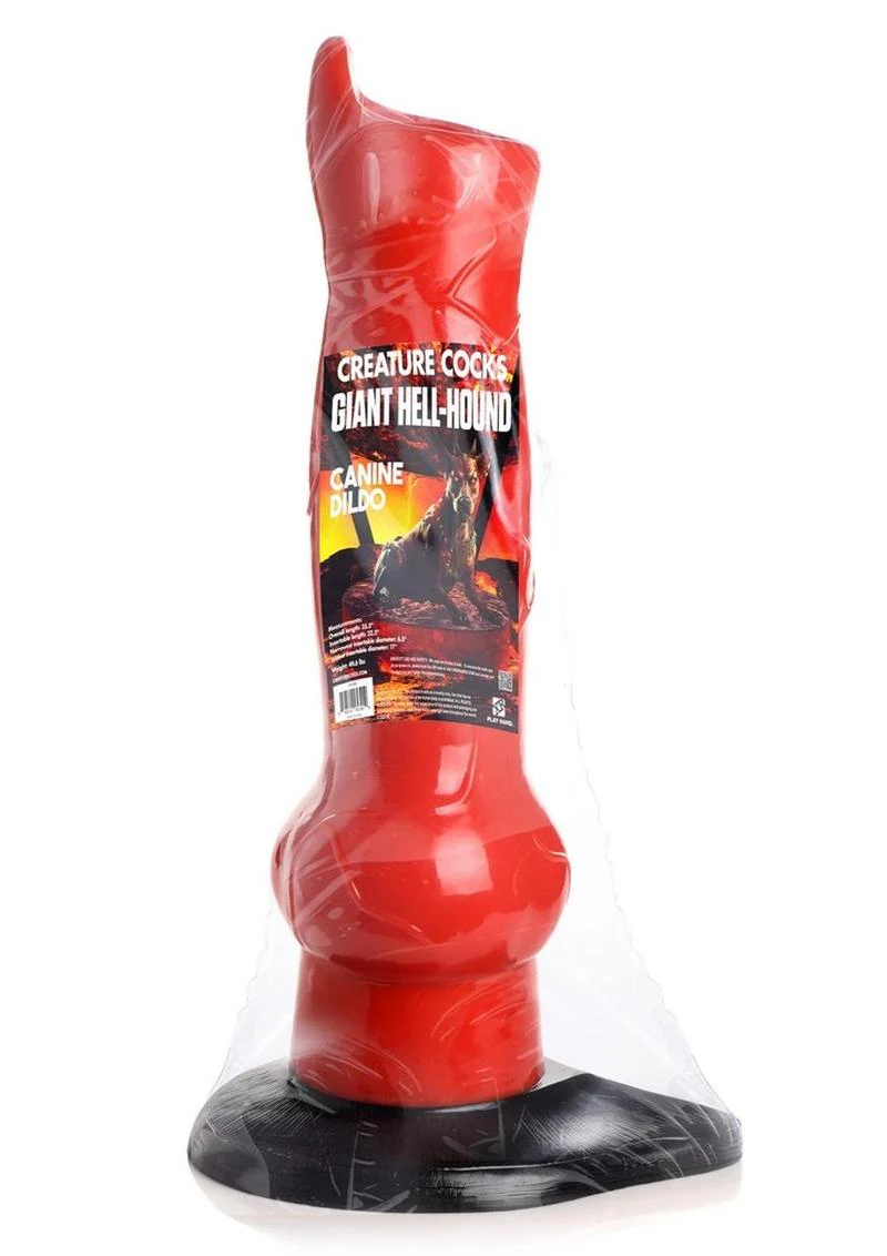 Creature Cocks Giant Hell Hound Canine Silicone Dildo - Image 4