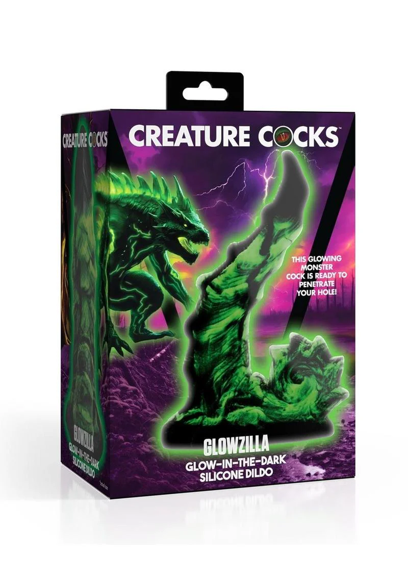 Creature Cocks Glowzilla Glow In The Dark Silicone Dildo - Image 4