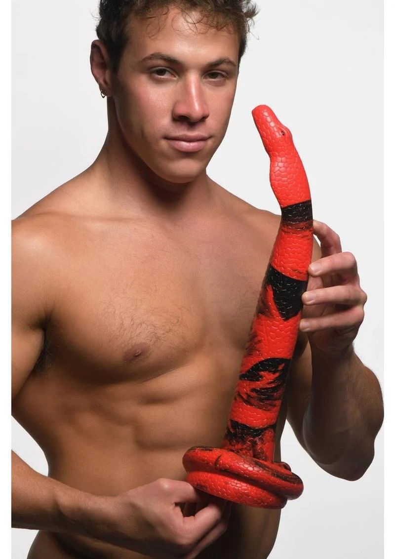 Creature Cocks King Cobra 18" Long Silicone Dildo - Serpentine Pleasure - Image 6
