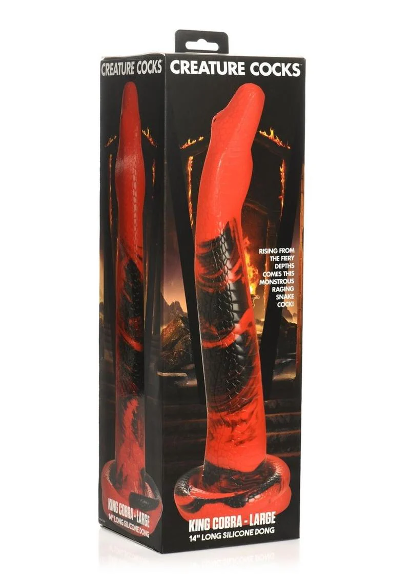Creature Cocks King Cobra 18" Long Silicone Dildo - Serpentine Pleasure - Image 8