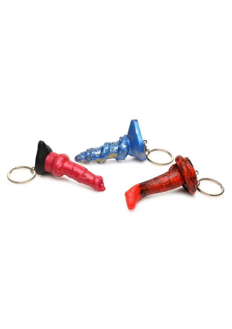 Creature Cocks Keychain Set King Cobra Hell Hound nd Lord Kraken - Image 3