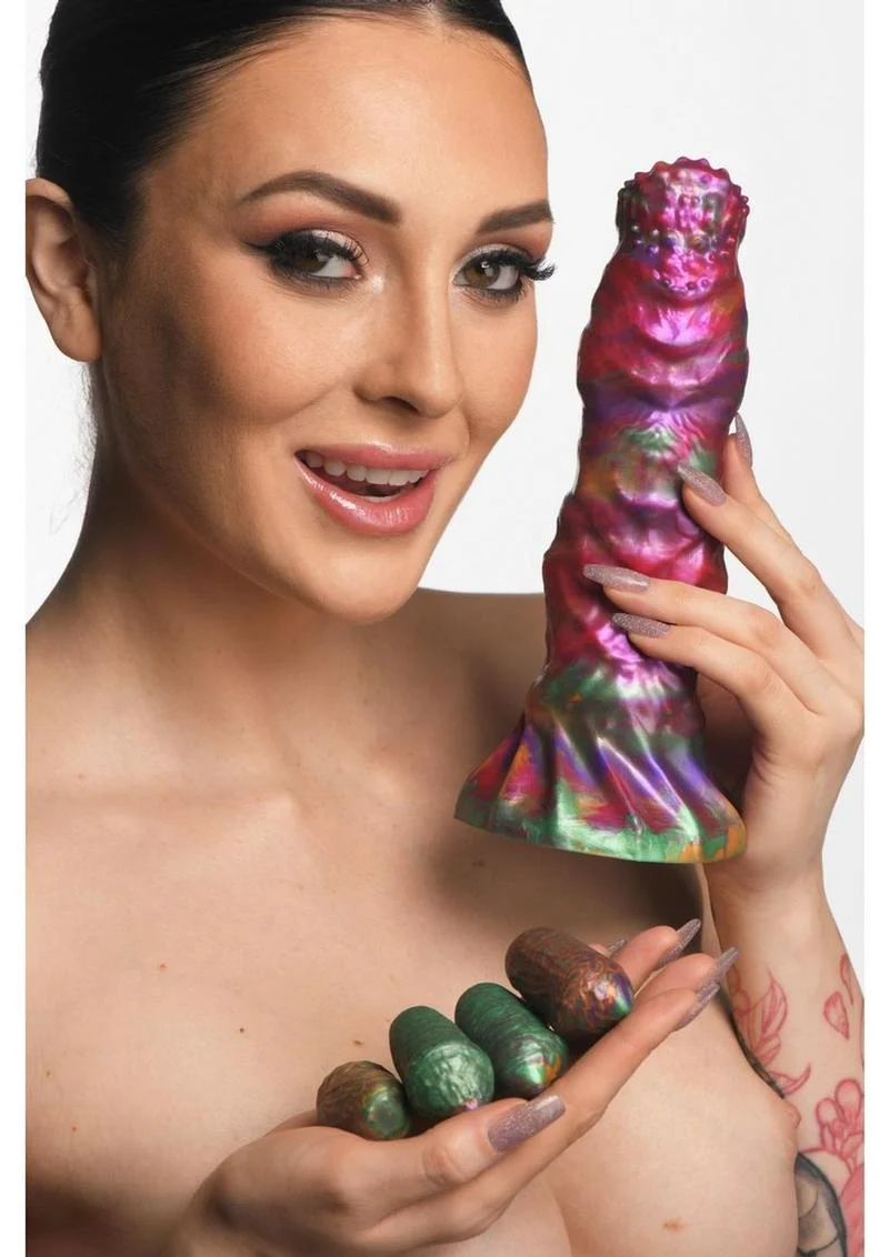 Creature Cocks Larva Ovipositor Dildo with Eggs - Image 3