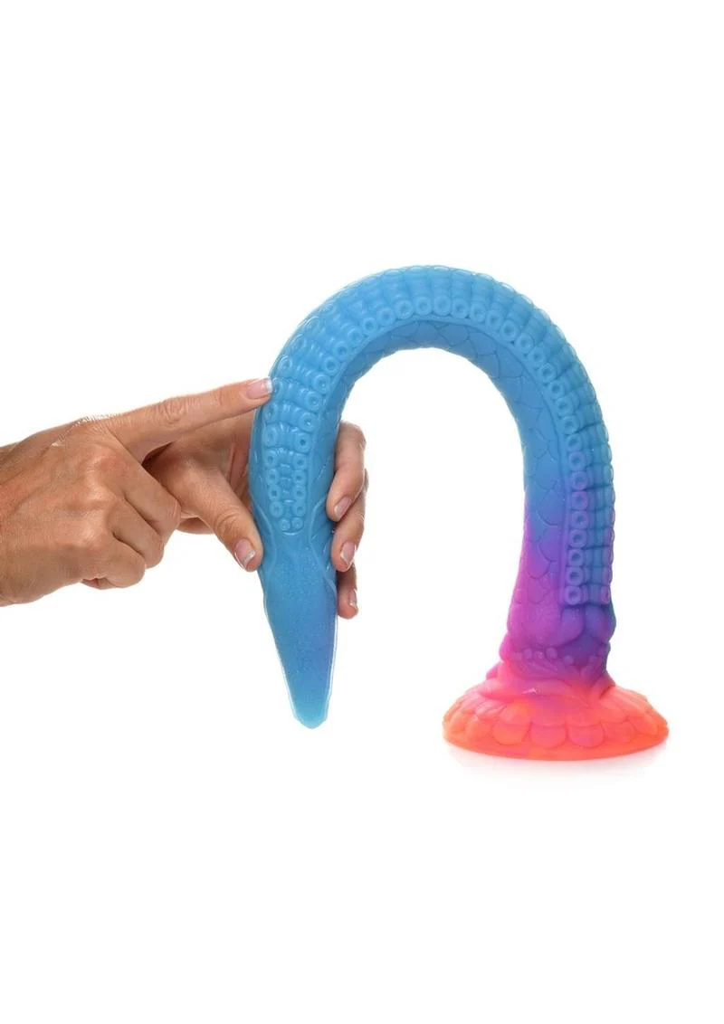 Creature Cocks Makara Glow-in-the-Dark Snake Dildo - Image 3