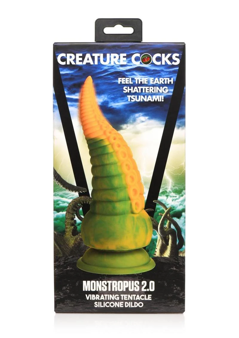 Creature Cocks Monstropus 2.0 Vibrating Tentacle Silicone Dildo - Image 4