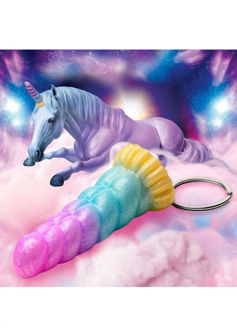 Creature Cocks Mystique Unicorn Fantasy Keychain - Image 3