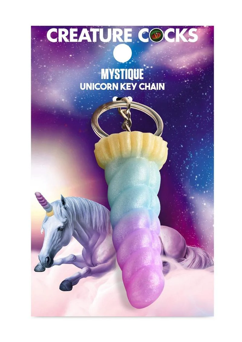 Creature Cocks Mystique Unicorn Fantasy Keychain - Image 4