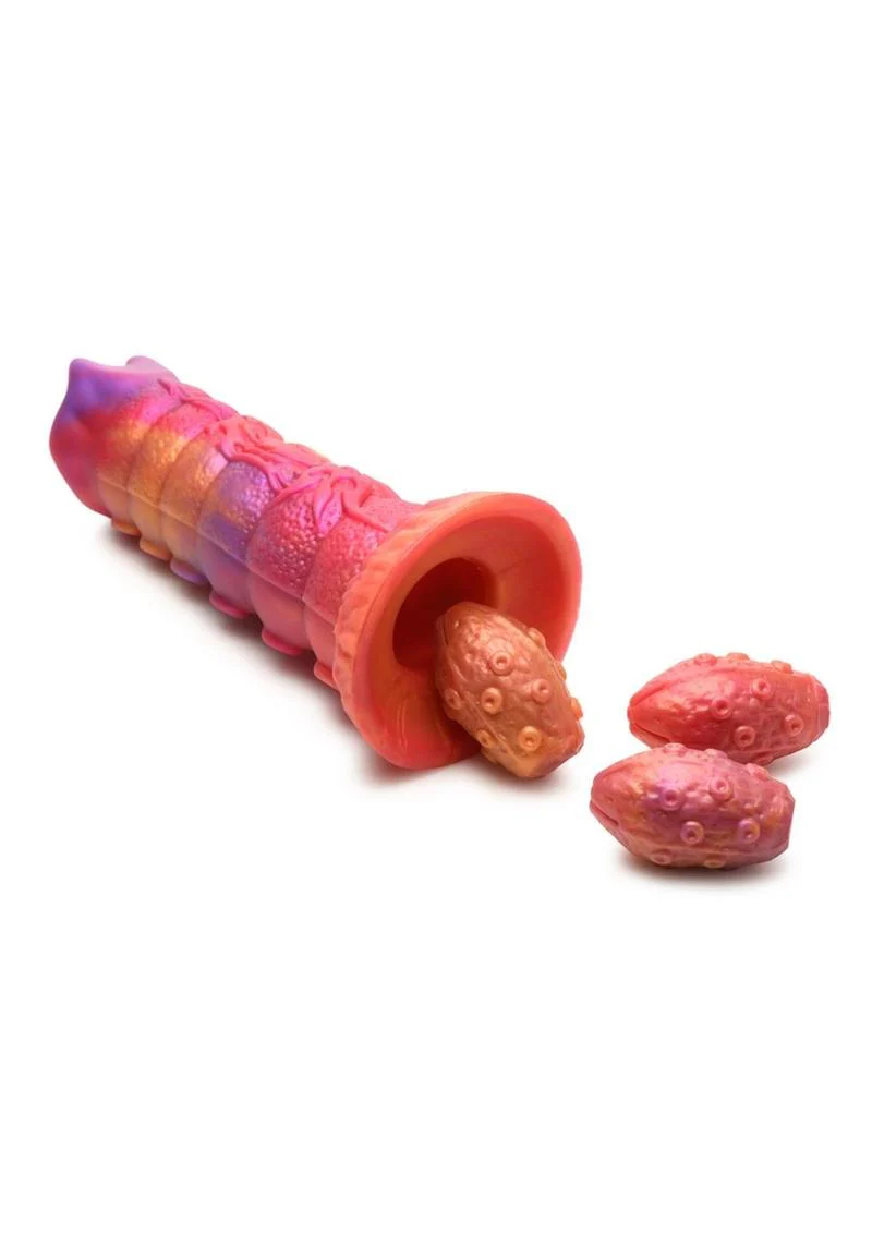 Creature Cocks Nymphoid Ovipositor Dildo Soft Silicone Eggs - Image 3