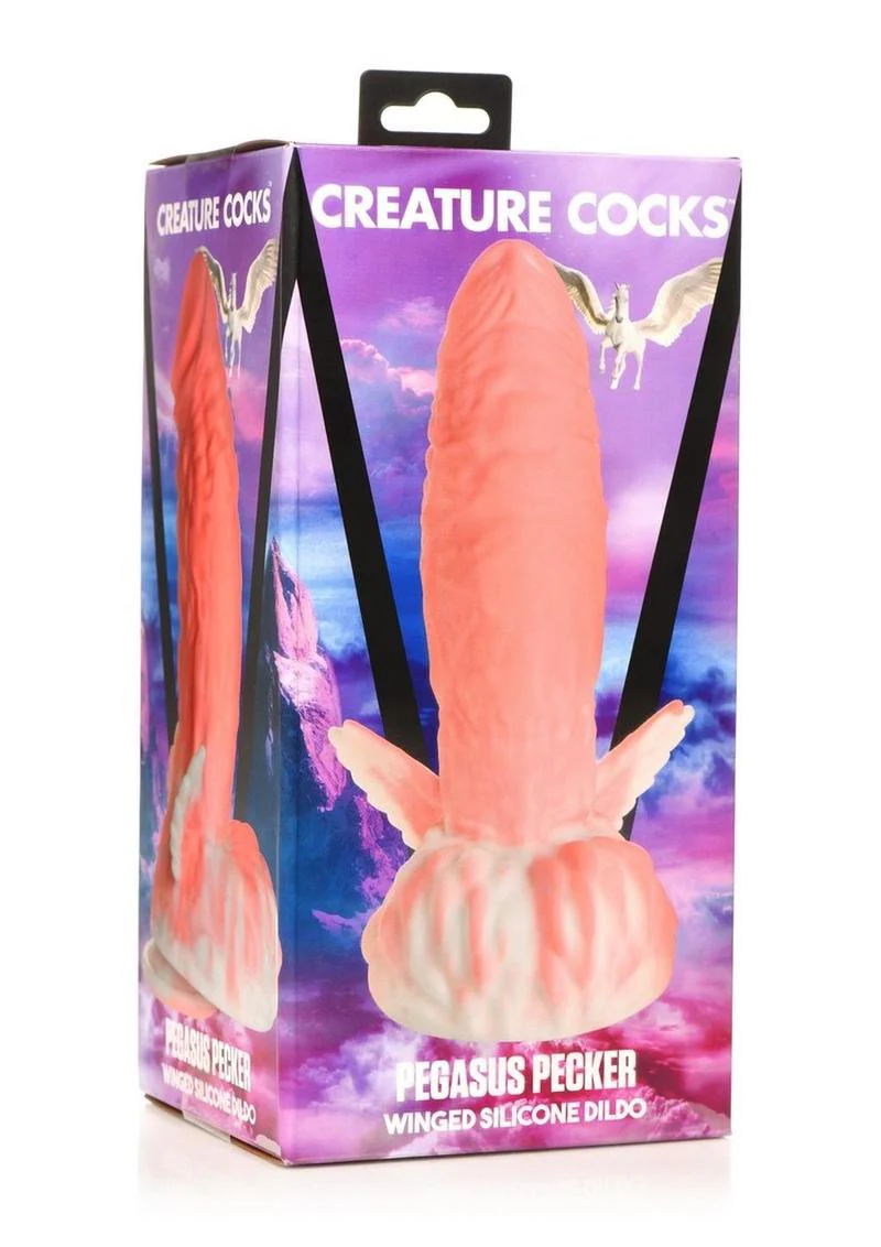 Creature Cocks Pegasus Pecker Winged Silicone Fantasy Flight Dildo - Image 4