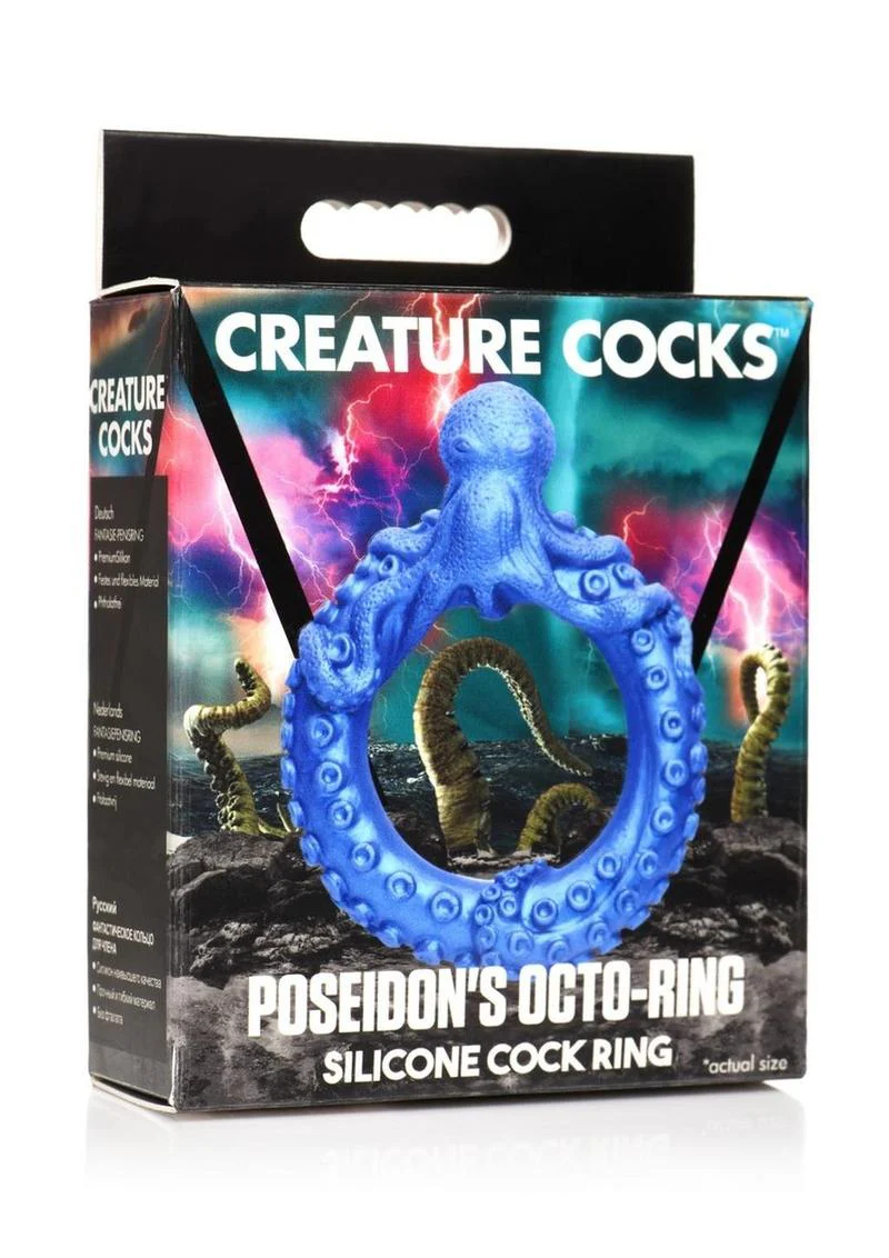 Creature Cocks Poseidon's Octo-Ring Silicone Cock Ring - Image 4