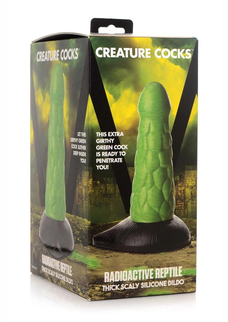 Creature Cocks Radioactive Reptile Silicone Dildo - Image 4