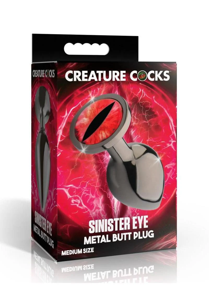 Creature Cocks Sinister Eye Metal Butt Plug - Image 10