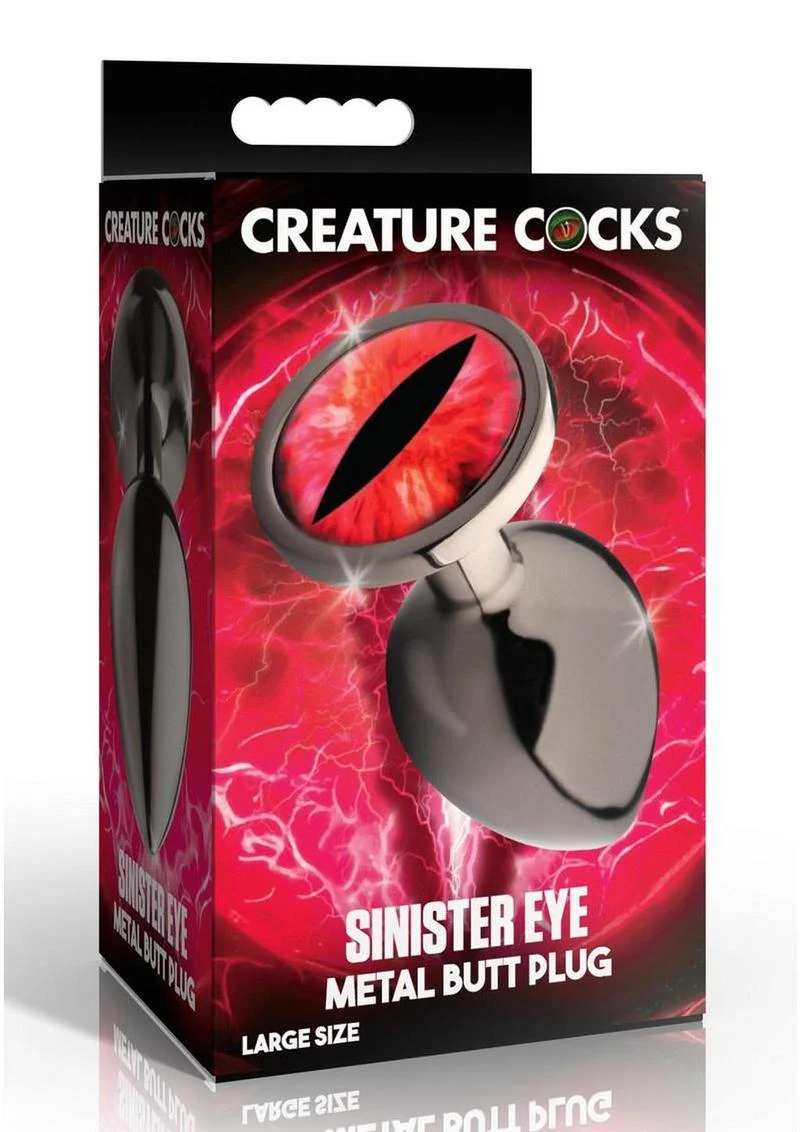 Creature Cocks Sinister Eye Metal Butt Plug - Image 9