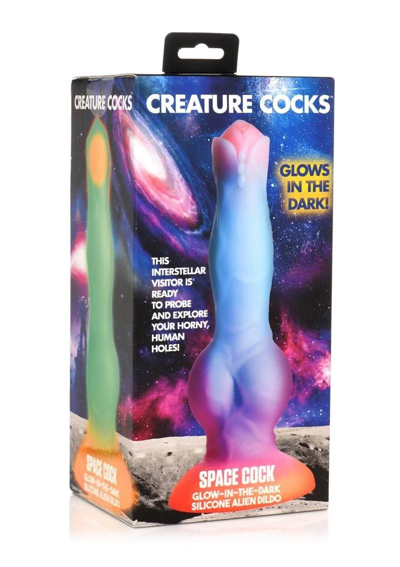 Creature Cocks Space Cock Glow In The Dark Alien Dildo - Image 4