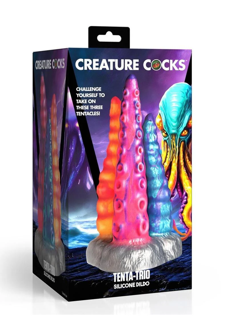 Creature Cocks Tenta- Trio Silicone Dildo - Image 4