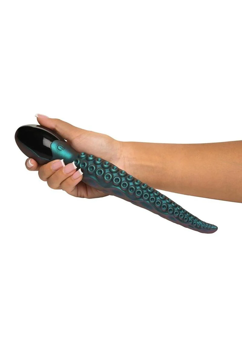 Creature Cocks Tentavibe Rechargeable Silicone Vibrator Teal - Image 2