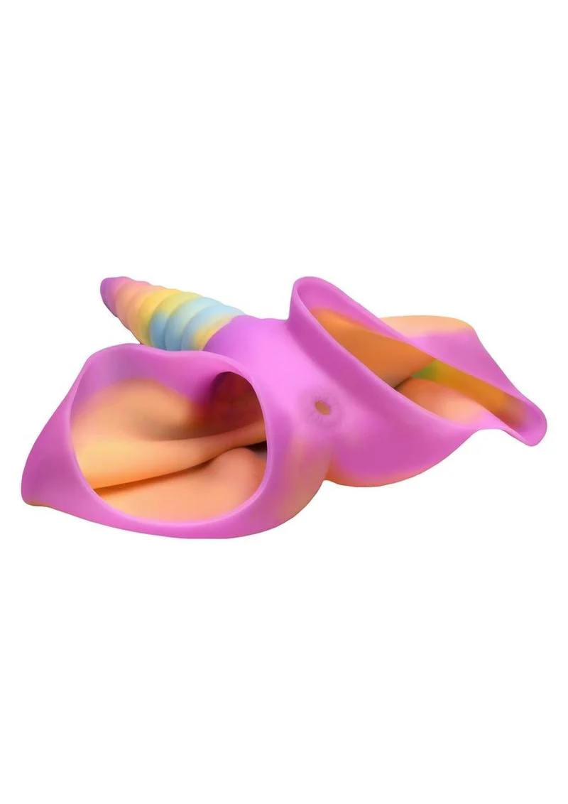 Creature Cocks Unicorn Silicone Strap-On Multicolor Fantasy - Image 2