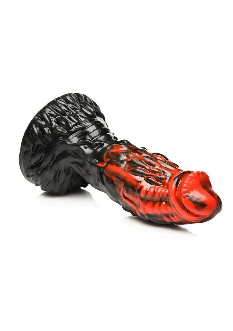 Creature Cocks Vulcan Silicone Dildo with Fiery Demonic Desire - Image 2