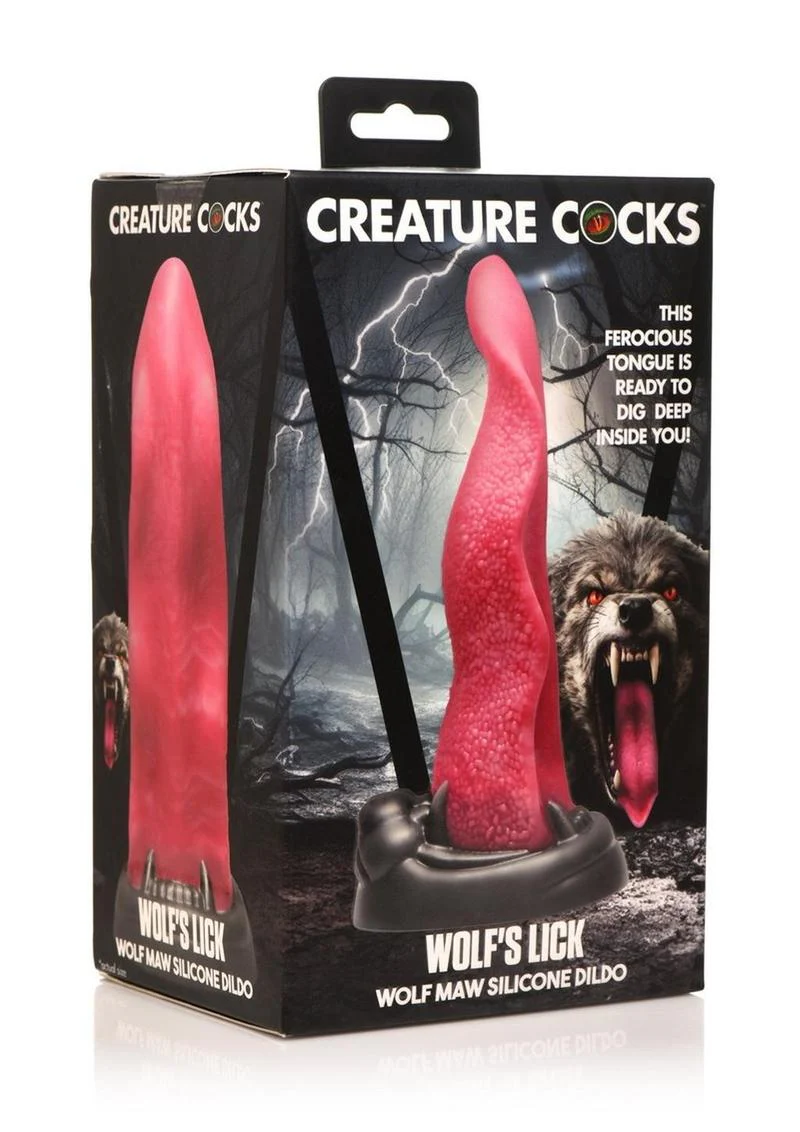 Creature Cocks Wolf's Lick Wolf Maw Silicone Dildo - Image 4