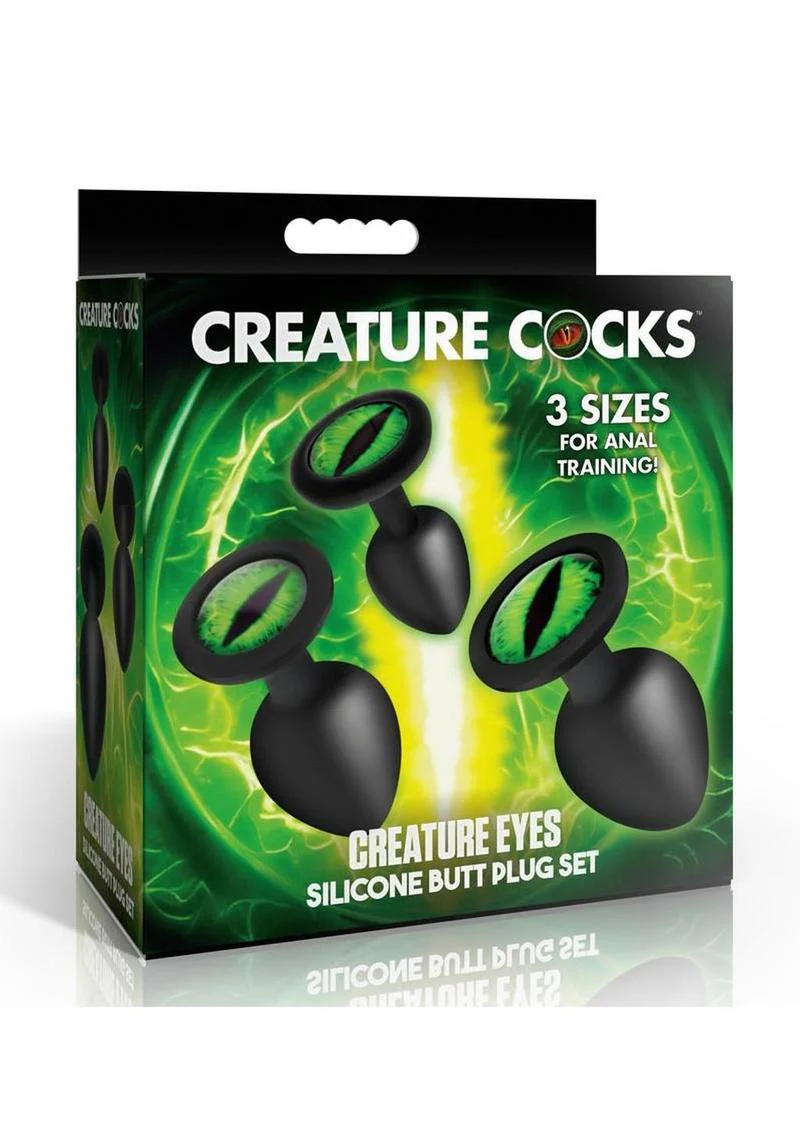 Creature Eyes Silicone Butt Plug Set - Image 4