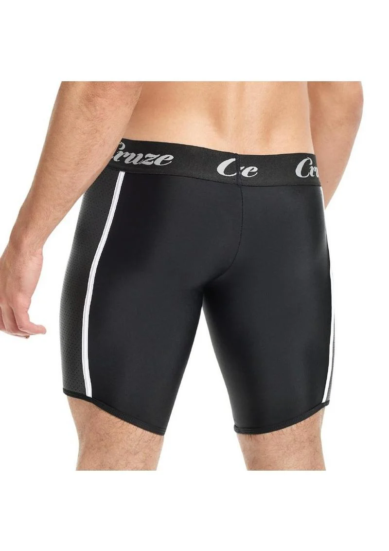 Cruze Lace-Up Neoprene Tackle Shorts Fetish Sport Shorts for Men - Image 3