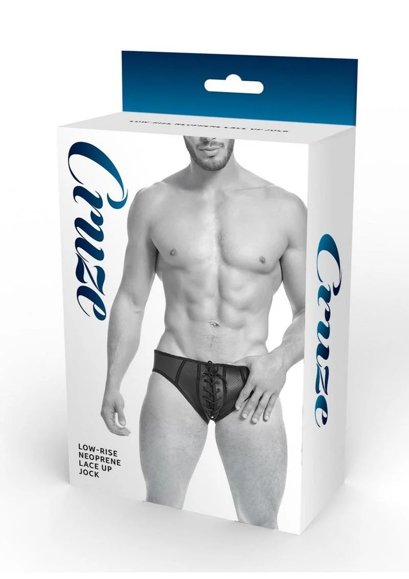 Cruze Low-Rise Neoprene Lace-Up Jock - Image 4
