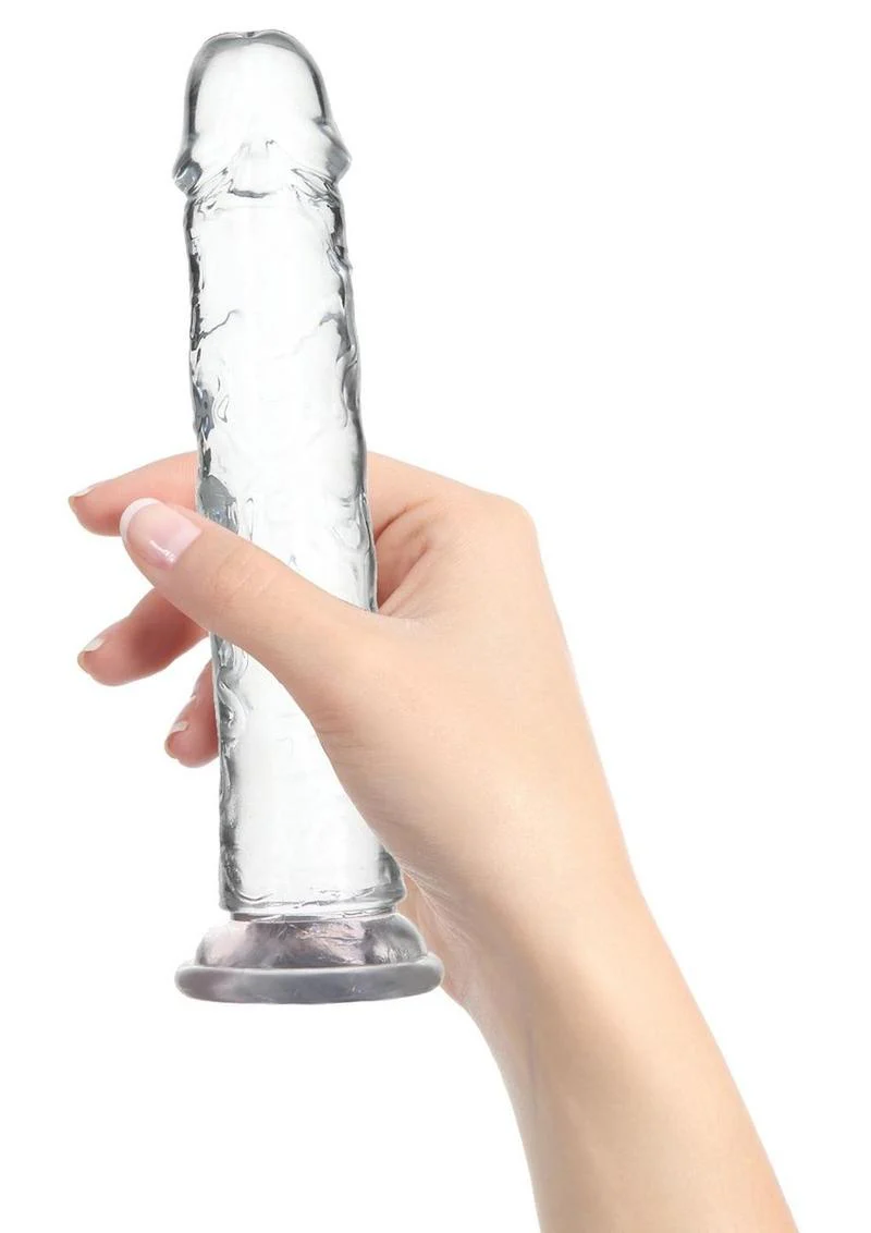 Crystal Addiction Vibrating Vertical Dong with Power Bullet - Image 2