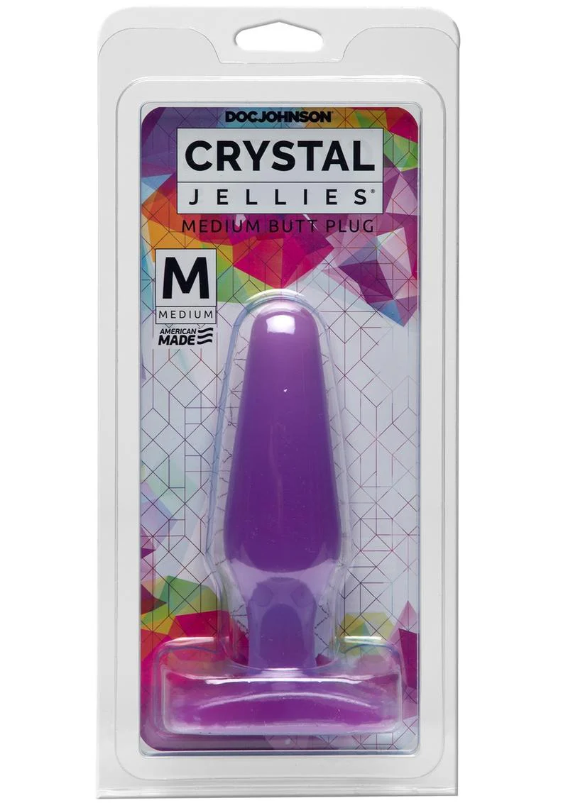 Crystal Jellies Butt Plug Clear Silicone - Image 10